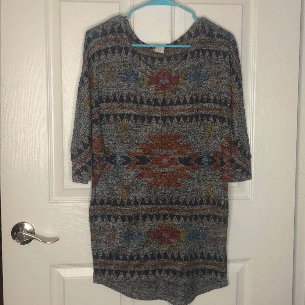 3/4 length sleeve sweater